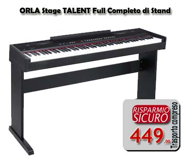 Pianoforte Orla Stage Talent Pianoforte digitale ORLA 88 tasti pesati 