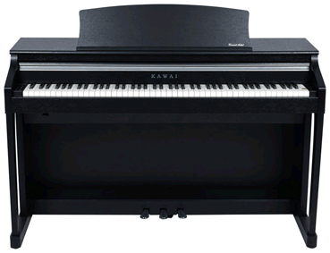 Pianoforte digitale CA15 KAWAI - 88 tasti pesati con mobile Kawai Pianoforti Kawai finitura nero satinato