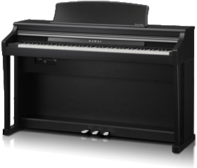 Pianoforte digitale CA63 KAWAI - 88 tasti pesati con mobile - CA 63    Kawai Pianoforti Kawai finitura nero satinato