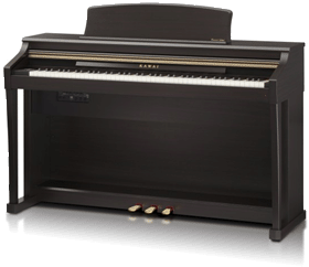 Pianoforte digitale CA63 KAWAI - 88 tasti pesati con mobile - CA 63    Kawai Pianoforti Kawai finitura palissandro