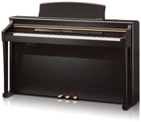 Pianoforte digitale CA93 KAWAI - 88 tasti pesati con mobile - CA 93    Kawai Pianoforti Kawai finitura palissandro