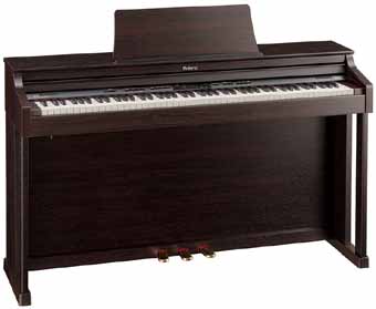 Pianoforte digitale ROLAND 302 RW  - Piano digitale ROLAND HP302 Palissandro